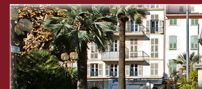 Park in Cannes an der Cote d' Azur mit vielen Denkmälern, Bild 1 von 6