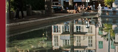 Park in Cannes an der Cote d' Azur mit vielen Denkmälern, Bild 3 von 6