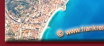 Cote d' Azur, Sicht aus dem Flugzeug über die Cote d' Azur in Südfrankreich, Bild 5 von 6