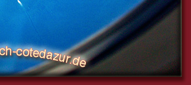Cote d' Azur, Sicht aus dem Flugzeug über die Cote d' Azur in Südfrankreich, Bild 6 von 6