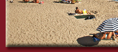 Die Cote d' Azur mit kleinen feinsandigen Stränden am warmen Mittelmeer, Bild 5 von 6