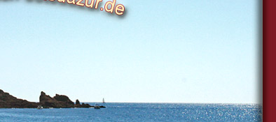 Cote d' Azur, die kleine Insel Ile d´Or am Strand - Plage du Débarquement, Bild4 von 6