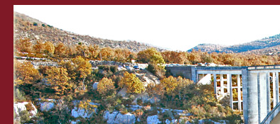 Brücke Pont sur Artuby über den Schluchten des Verdon in Südfrankreich, Bild 1 von 6