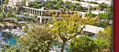 Monaco, Blick vom Fürstenpalast auf das Neubaugebiet in Monaco, Bild 4 von 6