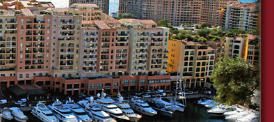 Neubaugebiet Monaco - Fontvieille , dahinter der Helicopter Airport von Monaco, Bild 4 von 6