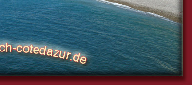 Blick über Nizza zur Strand Promenade und der Altstadt von Nizza, Bild 6 von 6