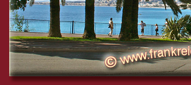 Nizza Promenade des Anglais unterhalb des Schlossberges, Bild 5 von 6