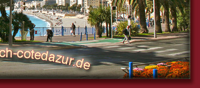 Nizza Promenade des Anglais unterhalb des Schlossberges, Bild 6 von 6