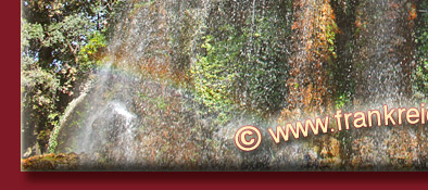 Nizza Schlossberg und Wasserfall mit Regenbogen, Bild 5 von 6