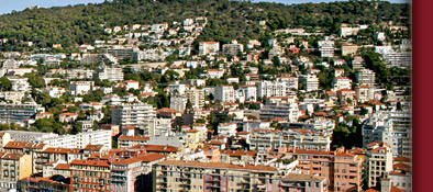 Nizza - Cote d' Azur, Hafen gesehen von oben von dem Schlossberg Le Chateau, Bild 4 von 6