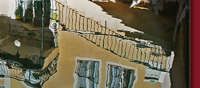 Port Grimaud, Licht und Spiegelungen in Port Grimaud, Bild 4 von 6