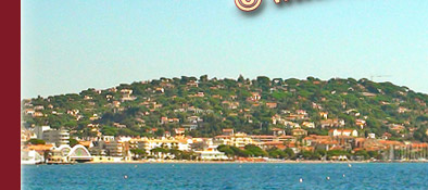 Sainte-Maxime, zu sehen vom Meer aus die Stadt Sainte-Maxime, Bild 3 von 6