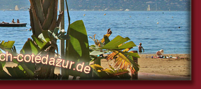 Sainte-Maxime Strand, feiner Sandstrand in Sainte Maxime im Golfe de Saint-Tropez, Bild 6 von 6