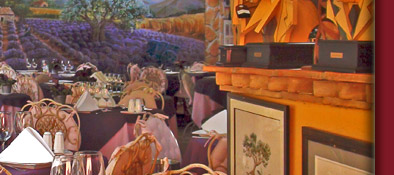 Restaurant in Saint-Tropez, zu sehen eins der schönsten Restaurants in Saint-Tropez, Bild 4 von 6