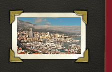 Monaco, Blick auf Monte Carlo und den Hafen von Monaco