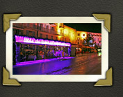 Saint-Tropez Hafen zur Weihnachtszeit, knallig bunte Weihnachten in Saint-Tropez