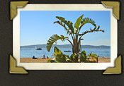 Sainte-Maxime Strand, feiner Sandstrand in Sainte Maxime im Golfe de Saint-Tropez